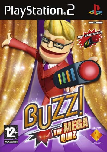 Childrens Toyshop  Video Games : Buzz! The Mega Quiz - Solus (PS2)
