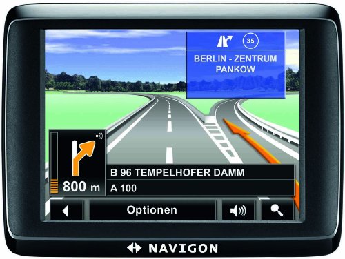 NAVIGON 1400 Navigationssystem (8,9 cm (3,5 Zoll) Display, D/A/CH und Liechtenstein Karten, Fußgängernavigation im Hochformat, NAVIGON MyRoutes)