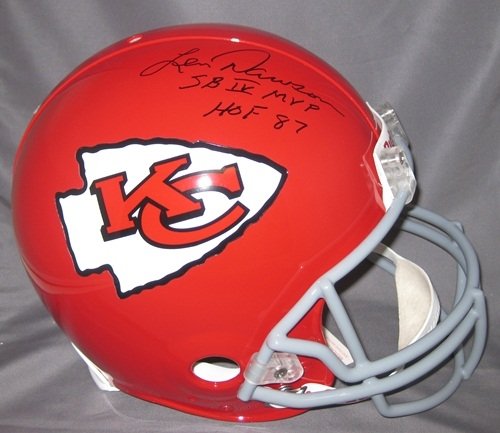 Len Dawson Autographed/Hand Signed Kansas City Chiefs Proline Helmet