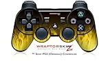 Sony PS3 Controller Skin Fire Yellow