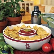 St. Louis Cardinals Ceramic Chip and Dip Set