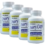 (Pack of 4) - Ivory Caps Skin Whitening Glutathione 1500 Pills