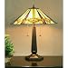 Legacy Lighting 1100TL-18T Mohave Tiffany Style Table Lamp- Burnished Walnut