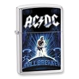 Zippo ACDC Ballbreaker Brushed Chrome Lighter