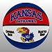 KANSAS JAYHAWKS FULL SIZE RUBBER BASKETBALL