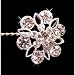 Silver Crystal Bouquet Jewelry
