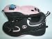 Air Retractable Girl Sport Roller Skate Sneaker Shoes Black and Pink