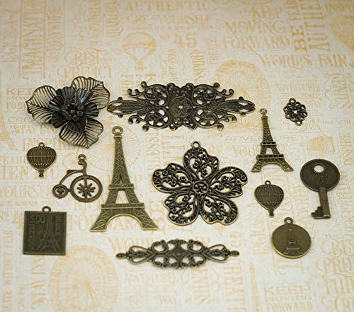 FotoBella - Vintage Charms hand selected by FotoBella for Graphic 45 World's Fair (13 charms)