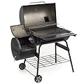 Tepro 02002 Holzkohlengrill "Memphis" - mit seitlicher Brennkammer