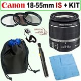 Canon EF-S 18-55mm f/3.5-5.6 IS SLR Lens + Deluxe Accessory Kit