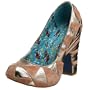 Irregular Choice Women's Dressed To Kill Pump,Gold/Nude,8 M US