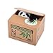 ALIMITOPIA Saving Money Box,Vocal Mischief Stealing Coin Piggy Bank Coin Storage Pot(Cartoon Panda)