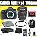 Canon EOS 5D Mark III 22.3 MP Full Frame CMOS with 1080p Full-HD Video Mode Digital SLR Camera w/ EF 24-105mm f/4 L IS USM Lens + LP-E6 Replacement Lithium Ion Battery + 4GB Compact Flash Memory Card + 72mm UV Filter + Backpack + SDHC Card USB Reader + Memory Card Wallet + Deluxe Starter Kit Deluxe Accessory Kit