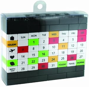 Made By Humans Perpetual Puzzle Desk Calendar