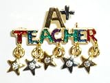 Goldplated Enamel A+ Teacher Pin