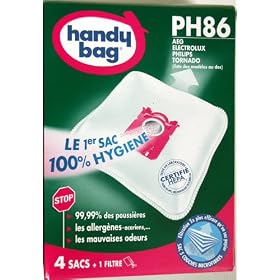 Handy Bag - PH86 - Sac Aspirateur - Electrolux Clario - Ultra Silencer Philips Mobilo