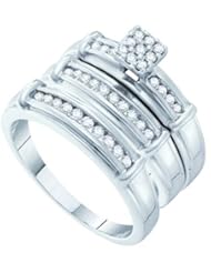 0.43CTW DIAMOND FASHION TRIO SET