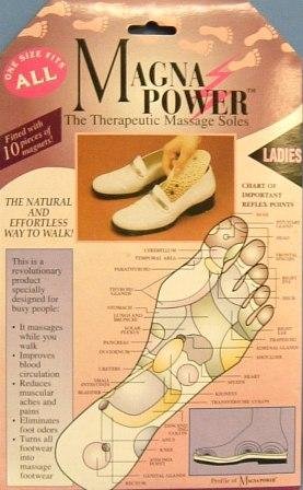 4 Pairs of Womens Magnetic massage footwear Soles