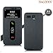 Nacodex - Lenovo Golden Warrior A8 A806 - Pudini [Flip Cases] Filp Slim Stand View Leather S-view Phone Case Cover [ View Window ] Pu Leather, Fold Stand & Windown Open Case [ Easy to Fit 2015 ] (Lenovo A8 Golden Warrior / A806 (Black))