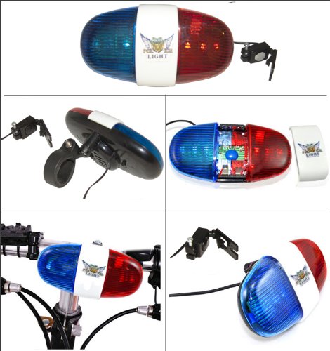Police Light & Electric Horn Siren