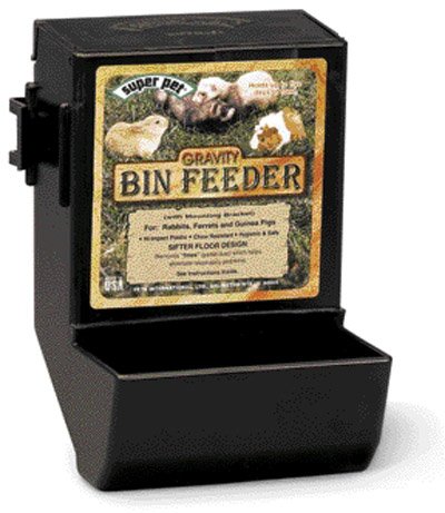 Super Pet Gravity Bin Feeder Bracket Black 