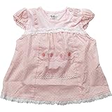 《H28年夏物》(日本製) Pample Mousse(パンプルムース) 60ローン水玉オーバーブラウス 80cm/PK NO.DP-62254