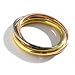 Triple Delight Metal Bangle Bracelet