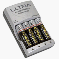 Rapid Charger Nimh + 4 Aa