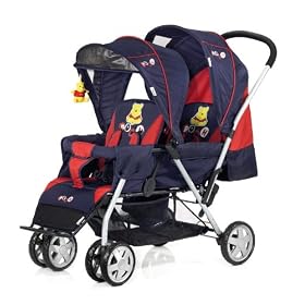 Hauck - Disney Tandem in Pooh Hearts Navy