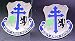 361st Regiment Ducit Amor Patriae Distinctive Unit Insignia - Pair ( Ducit Amor Patriae)
