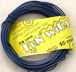Fun Wire 24 Gauge Coil - Electra Blue