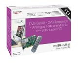 Hauppauge WinTV HVR-3000 TV Karte, PCI TV-Tunerkarte für DVB-T, DVB-S und analoges Fernsehen/Radio und Videotext am PC