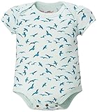 Finn+Emma フィン&エマ 半袖ロンパース オーガニックコットン100% 9-12ヶ月 フェザー G02-0202d9-12 Bird-Blue