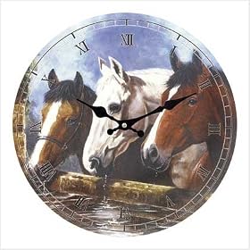 Equestrian Wall Clock - Style 39153