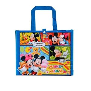【クリックで詳細表示】ミッキー＆ミニーショッピングバッグ