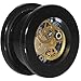 Body Candy Black Acrylic Steampunk Pocket Watch Gears Plug (1 Piece) 5/8