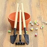LeafIn キュート移植コテ くまで 室内園芸 盆栽用 3個セット