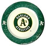 Oakland Athletics Mlb 4 Piece Dinner Plate Set
