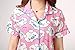 VENTELAN Women's Lovely Pigs Printed Sleepwear Lapel Cardigan Shorts Pajama Sets