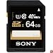 Sony 64GB SDHC/SDXC Class 10 UHS-1 R40 Memory Card (SF64UY/TQMN)