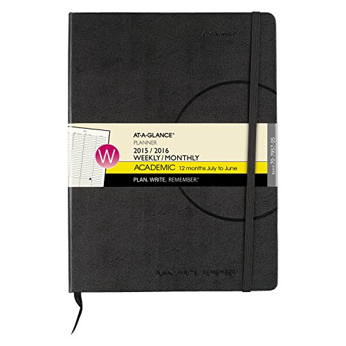 AT-A-GLANCE Weekly / Monthly Planner / Appointment Book, Plan,Write,Remember, Academic Year, July 2015-June 2016, 7.5 x 10 Inch Page Size (70-7957-05)