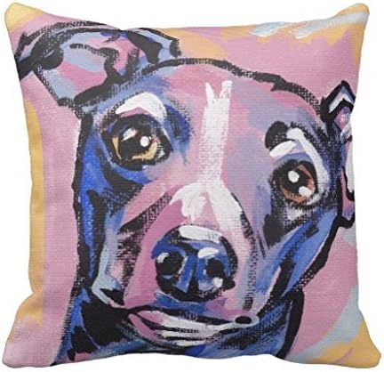 Italian Greyhound Pop Art R36e87ef1a8a64b6c8a1760d86c5169e7 I5fqz 8byvr Pillow Case 18" * 18"