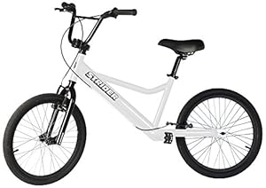 Strider Adult 20 Sport No-Pedal Balance Bike, White