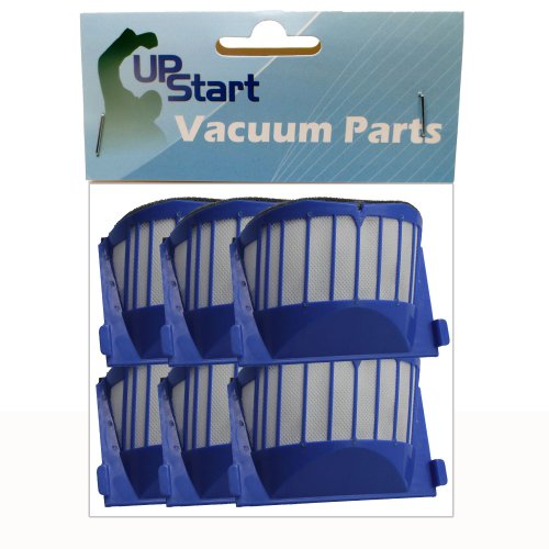 Upstart Battery Replacement for iRobot Roomba 595 Pet Series Filters - Kit Includes 6 AeroVac Filters