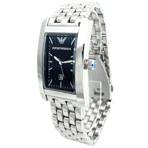 ｜EMPORIO ARMANI エンポリオアルマーニ ステンレスベルト カレンダー表示 メンズウォッチ AR0115