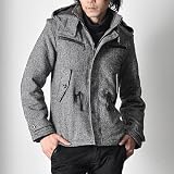【AUTHENTIC】カラーネップツイード・ショートモッズコート(メンズ・中綿・アウター・M-51・ミリタリー・ジャケット)(10K328N) 【AUTHENTIC】カラーネップツイード・ショートモッズコート(メンズ・中綿・アウター・M-51・ミリタリー・ジャケット)(10K328N)