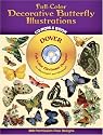 Full-Color Decorative Butterfly Illustrations CD-ROM and Book (Dover Full-Color Electronic Design)