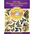 Full-Color Decorative Butterfly Illustrations CD-ROM and Book (Dover Full-Color Electronic Design)
