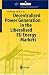 Books : Decentralised Power Generation in the Liberalised EU Energy Markets: Results from the DECENT Research Project