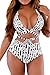 Pink Queen Women's No Support High Waist Criss Cross Vintage Bikini Set L